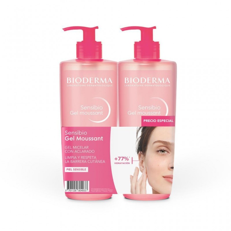 Bioderma - Sensibio Gel Moussant Cleansing Gel 500 ml : : Belleza