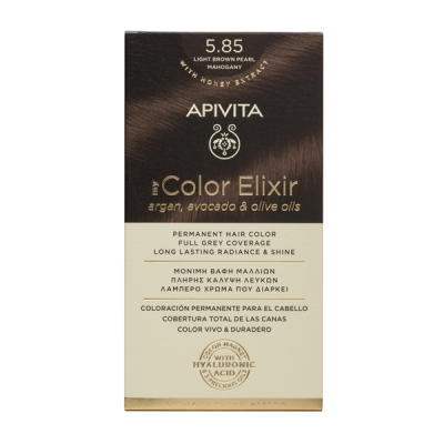 APIVITA TINTE 5.85 CASTAÑO CLARO PERLADO CAOBA