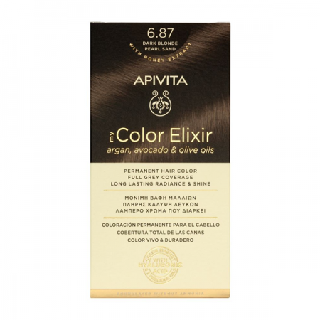 APIVITA TINTE 6.87 RUBIO OSCURO ARENA PERLADO