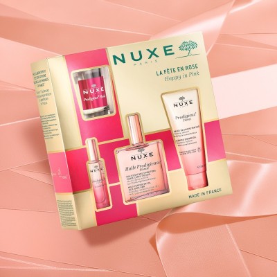 nuxe coffret la fete en rose