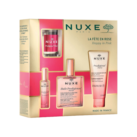 nuxe coffret la fete en rose